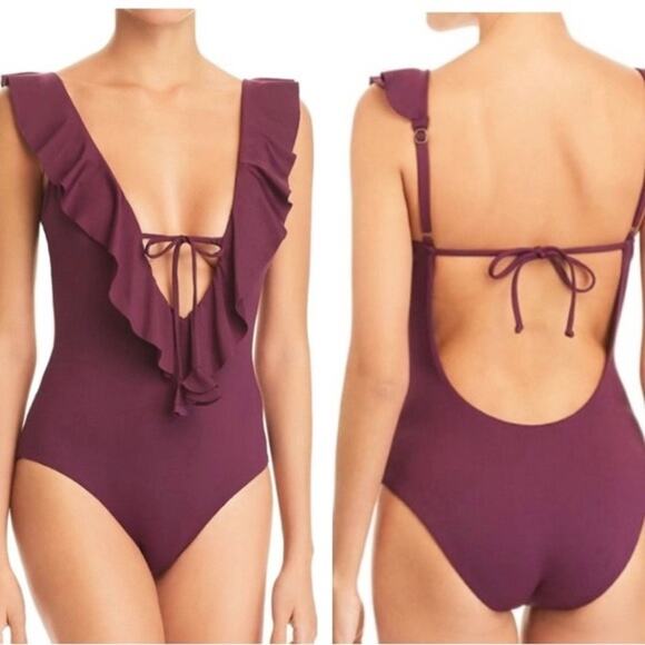 BECCA Other - BECCA by Rebecca Virtue One Piece Swimsuit Socialite Medium NWT $124 Retail